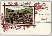 9056 Gais Gebrauchsspuren Lithographie