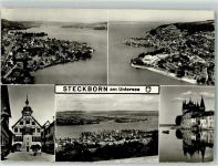 8266 Steckborn Foto AK Fliegeraufnahme