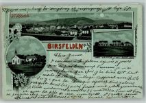 4127 Birsfelden 1902 BOAKC Kath. Kirche Schule Lithographie
