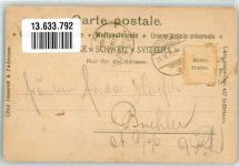 8810 Horgen 1902 Gebrauchsspuren Hotel Pension Zum Meierhof J. Roth Secundärschule Lithographie