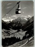 7250 Klosters - Luftsteilbahn Klosters-Gotschnagrat-Parsenn mit Silvrettagruppe