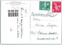 4143 Dornach Gebrauchsspuren Goetheanum Inneres