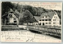 8135 Sihlwald 1903 - Gasthaus mit Forsthaus