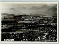 6020 Emmenbrücke Gebrauchsspuren Fliegeraufnahme mit Alpen