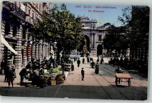 8000 Zürich 1914 - Bahnhofstrasse Straßenbahn Bahnhof