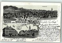 9042 Speicher 1908 Lithographie