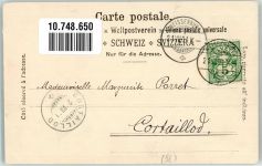 3764 Weissenburg 1901 Gebrauchsspuren