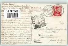 7435 Splügen 1911 Foto AK Kirche