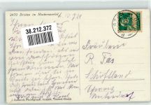 6475 Bristen 1927 Foto AK Kirche