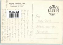 9230 Flawil 1950 Foto AK Gasthaus Toggenburg Feldpost TER.RDF.KP. 51