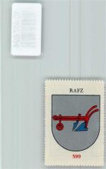 8197 Rafz - Vignette Wappen Kaffee Hag 1920-1940 Pflug