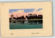 6330 Cham 1910 Gebrauchsspuren Schloss St. Andreas
