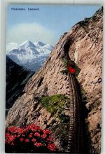 6010 Pilatus Kulm Foto AK Bergbahn Pilatusbahn Eselwand