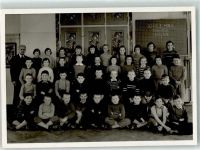8590 Romanshorn Gebrauchsspuren Schule Hälg Foto AK Schulklasse