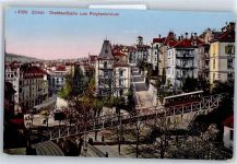 8000 Zürich - Drahtseilbahn zum Polytechnikum