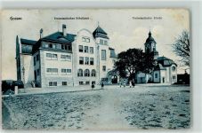 9200 Gossau SG - Protestantisches Schulhaus Kirche Feldpost