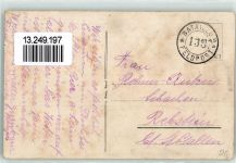 9200 Gossau SG - Protestantisches Schulhaus Kirche Feldpost