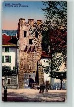 2520 La Neuveville 1929 - Tor zur Altstadt Pferdewagen