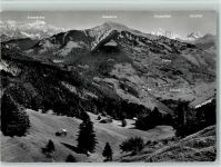 7214 Grüsch Seewis - Grüsch Seewis Fanas gegen Scesaplana und Drusenfluh