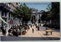 8000 Zürich - Bahnhof Bahnhofstrasse Marktszene
