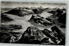 6362 Stansstad - Vogelschau Vierwaldstättersee