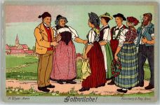 3000 Bern Berne Künstlerkarte Landesausstellung 1914 Nr.1 sign. A.Wyss