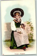 Thurgauer Trachtenmädchen