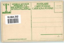 Bern Berne 1914 Künstlerkarte Landesausstellung Förderung der Landwirtschaft sign. A.Tieche Offizielle Künstlerpostkarte No.2