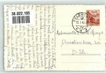 2800 Delémont Delsberg 1946 Foto AK