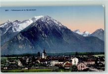 1844 Villeneuve VD - et le Grammont Morgenrot