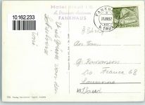 Napf - Flugaufnahme Berghotel Napf mit den Alpen