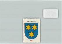 7304 Maienfeld - Vignette Wappen Kaffee Hag ca 1920-1940 Maienfeld