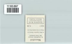 7304 Maienfeld - Vignette Wappen Kaffee Hag ca 1920-1940 Maienfeld