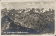 Grand St Bernard um 1930 - Route du Grand St Bernard Großer St. Bernard und l`Hospice,S.G. AKU1