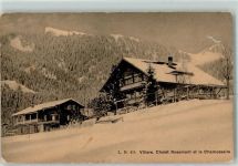 Villars VD - Chalet Rosemont et le Chamossaire Winter