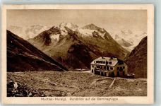 Muottas Muraigl - Berninagruppe Kulm Hüttenstempel Feldpost Militärschule