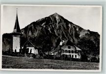 3703 Aeschi b. Spiez - Kirche Pfarrhaus Niesen