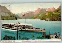 6440 Vierwaldstättersee 1909 - Dampfer Uri