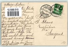 8874 Mühlehorn 1909 - Kirche Ruderboot