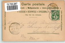 1452 Les Rasses 1900 BOAKC Hotel de Rasses Lithographie