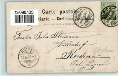 1820 Veytaux 1903 Gebrauchsspuren Künstlerkarte AK