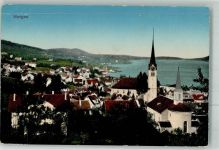 8810 Horgen 1921 Foto AK Kirche