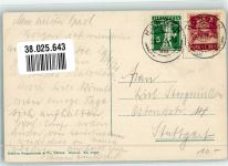 8810 Horgen 1921 Foto AK Kirche