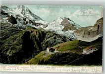 Obersteinberg 1904 Foto AK Hotel Breithorn Tschinelhorn