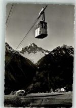 3944 Unterbäch VS Foto AK Seilbahn Bietschorn