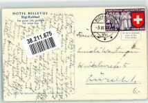 6356 Rigi Kaltbad 1930 Winter Hotel Bellevue