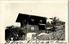 2350 Saignelégier 1927 - Ort handschriftlich Pension