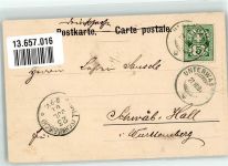 9657 Unterwasser 1901 Foto AK Hotel Sternen