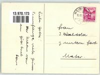 8570 Weinfelden - Gym Matur 1940 Marionetten Ort lt. Stempel