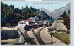 3860 Brünig - Eisenbahn, Bahnhof, Restaurant Brünig